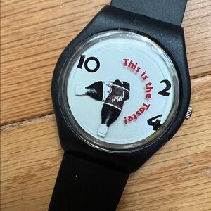 Dr Pepper 10-2-4 “This is the Taste” Watch w/ Black Straps Analog - VINTAGE NEW!